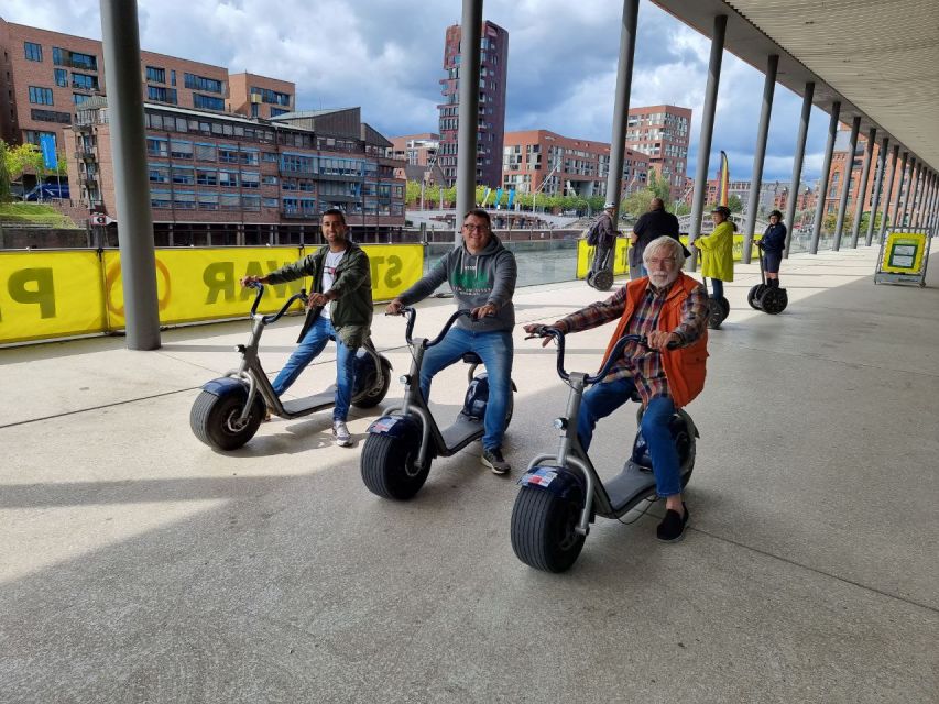 2 Hours Hamburg E-scooter Tour - The main stops: from Michaelis Kirche to Hafencity