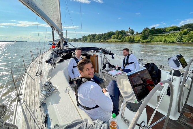 Authentic Sailingtrip "To the Gates of Hamburg" from Wedel - What you’re really buying on the Elbe: a hands-on yacht, not a bus tour