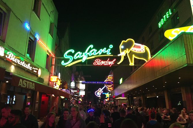 English guided Tour of the "Sinful Mile" Reeperbahn and Red Light District - Why the Reeperbahn earns its nicknames (die sündigste Meile and the Kiez)