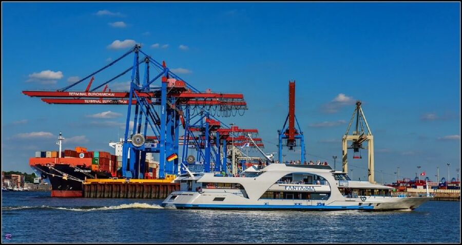 Hamburg: 2-Hour Sightseeing Cruise to Blankenese - Fish Market Hamburg from the river: quick visuals, big atmosphere