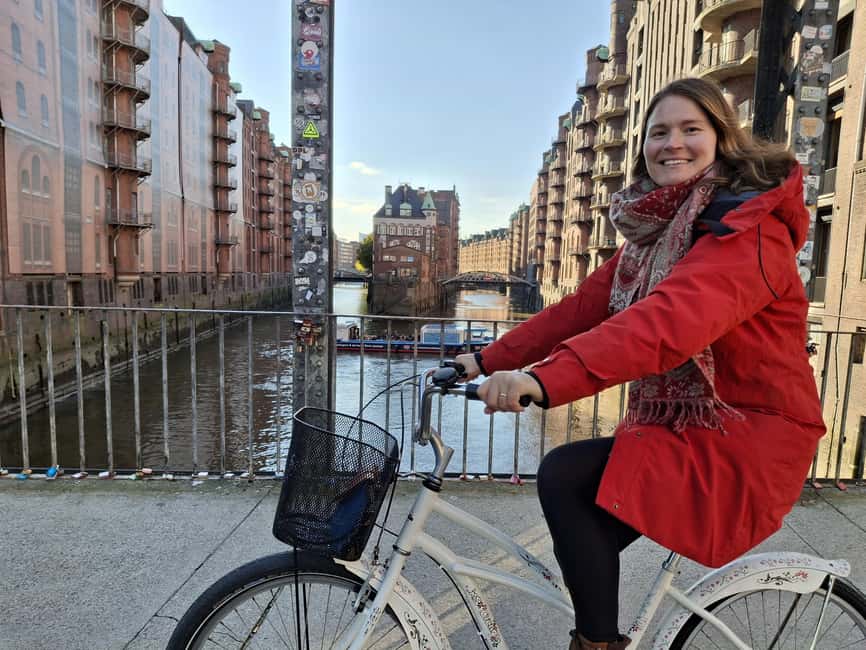 Hamburg: City Tour by Bike with Elbphilharmonie - HafenCity and the Elbphilharmonie: Modern Design With a Real Past Nearby