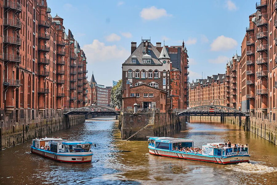 Hamburg: Harbor Cruise and Bus City Hop-On Hop-Off Tour - Speicherstadt harbor cruise: historic warehouses to container ports