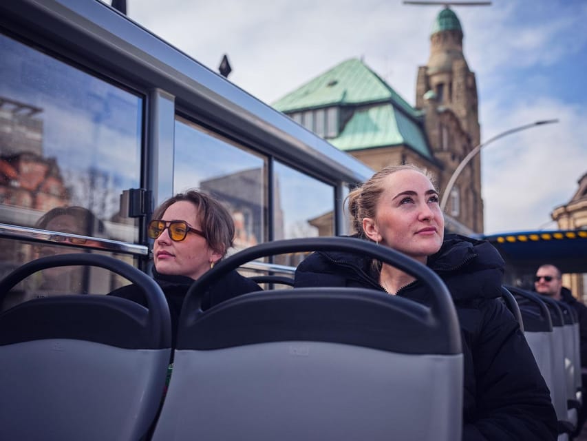 Hamburg: Hop-On Hop-Off Bus City Tour - Line F - What You’ll Learn: Live German and Multilingual Audio