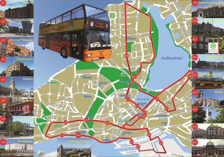 Hamburg : Line G Hop-On Hop-Off Sightseeing Tour - How the 100-Minute, 18-Stop Hop-On Hop-Off Loop Really Works