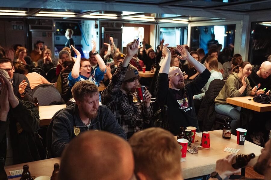 Hamburg: Party Bingo with the Bingo Gringos - Where You Meet: Überseebrücke and Finding the Left-Side Ship