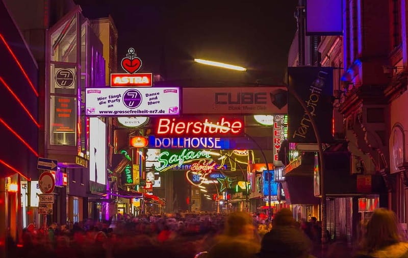 Reeperbahn Tour: Sex, Sin, Parties, and Crime - Spielbudenplatz, Dancing Towers, and the Glittery Theater World