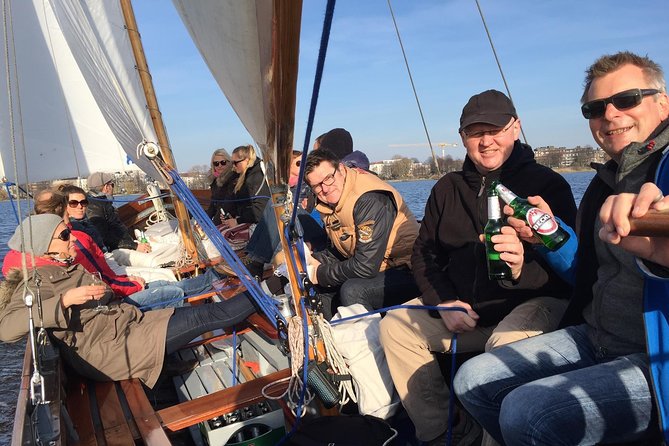 Sailing trip on the Hamburg Outer Alster - Außenalster Views: Hamburg Icons, Seen at a Distance