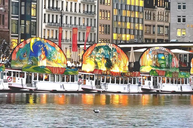 Winter Alster tour - The Winter Alster Cruise Route: Harbor Basin, City Pearl, and Homes by the Water